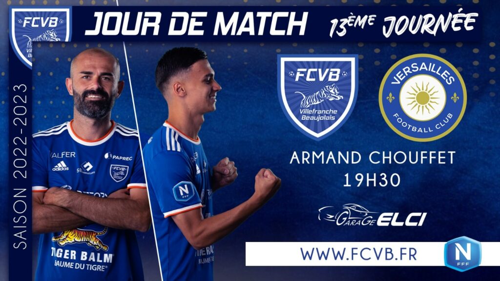 (J13) Jour de match FCVB – FC Versailles : Prolonger la série