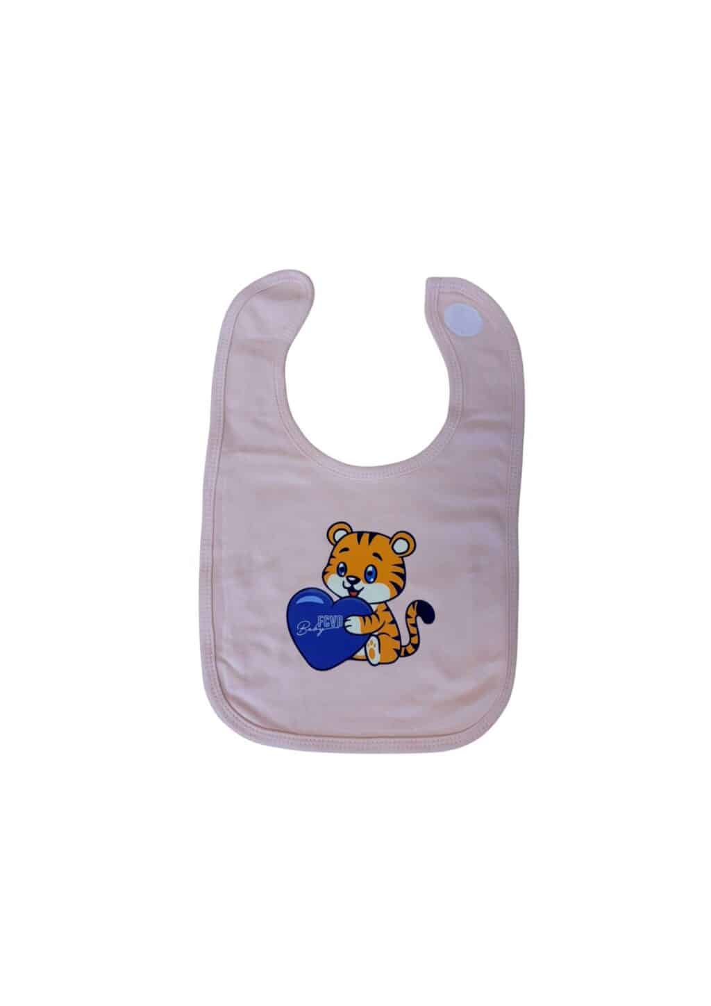 Bavoir rose pour bébé